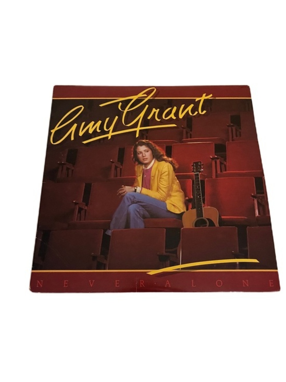 Amy Grant Never Alone Vinyl Record Album – Red & Yellow Cover